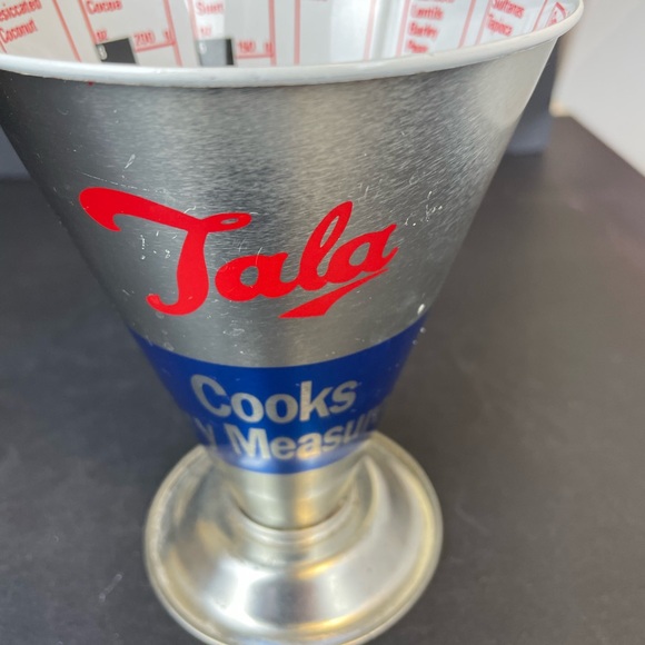 Tala Cooks Dry Measure Traditional Baking Tin Metal Cone Cup Retro England Made - Picture 1 of 8